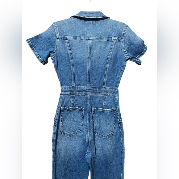 Good American Fit For Success Denim Jumpsuit Size M - Picture 10 of 15